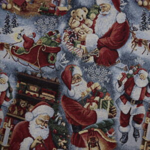 TEJIDO GOBELINO  NAVIDAD SERIE KLAUS LUREX